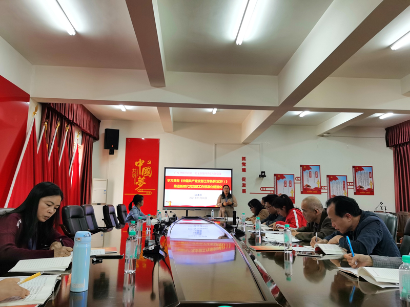 1第二黨支部書記陸瀟原講黨課,黨員們認真學習.jpg 1第二黨支部書記陸瀟原講黨課,黨員們認真學習.jpg
